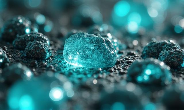 Mikroskopische Aufnahme von Batteriematerialien